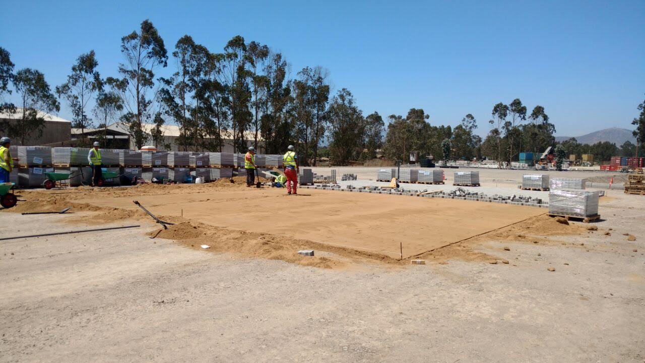 Instalación de adocretos residencial terminado, fase 3